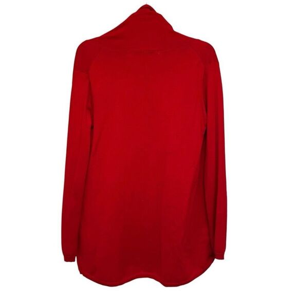 Zara gorgeous red open cardigan - size m - Picture 2 of 5